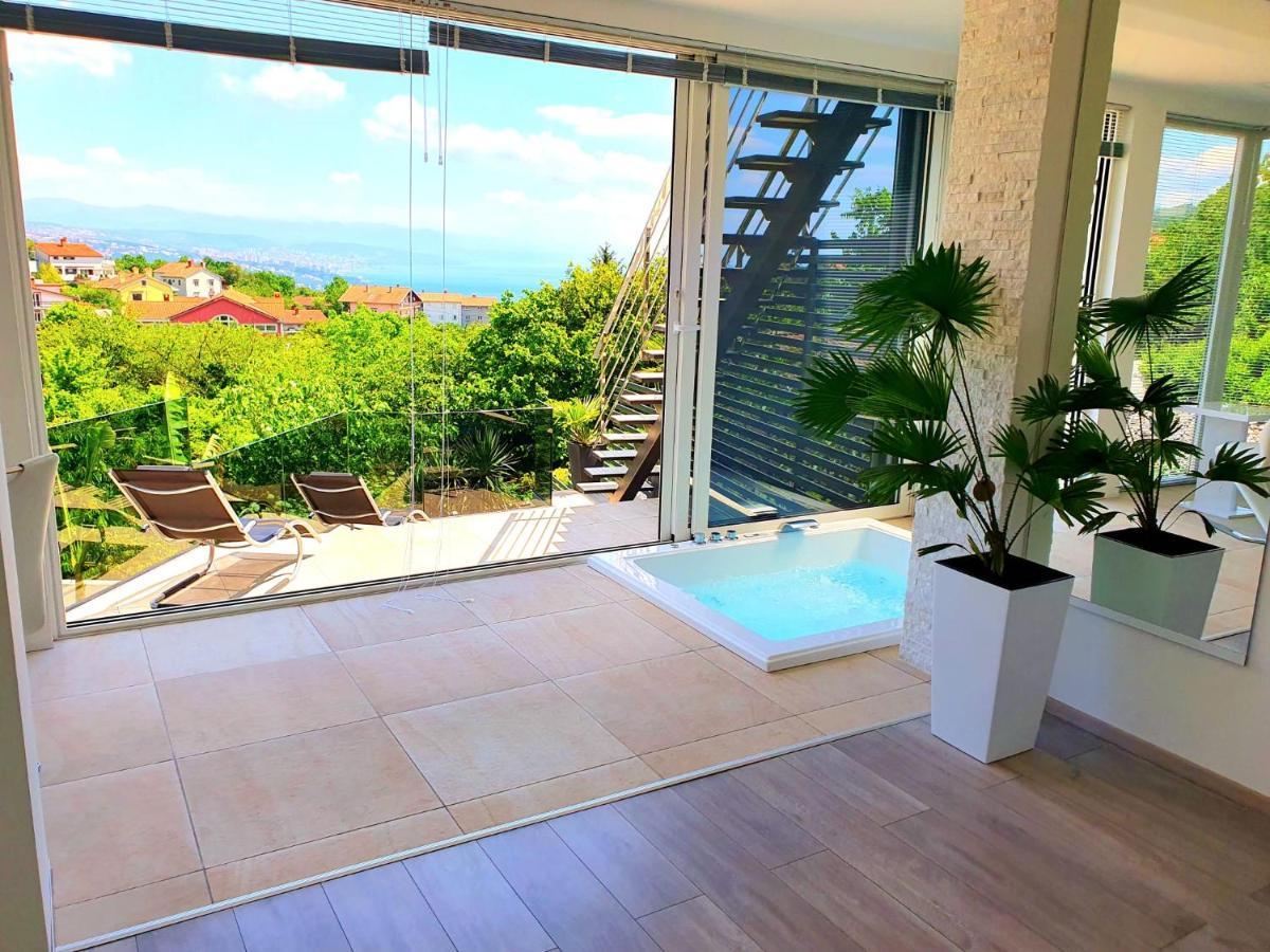 Penthouse Jacuzzi & Pool Apartmants Opatija Eksteriør bilde